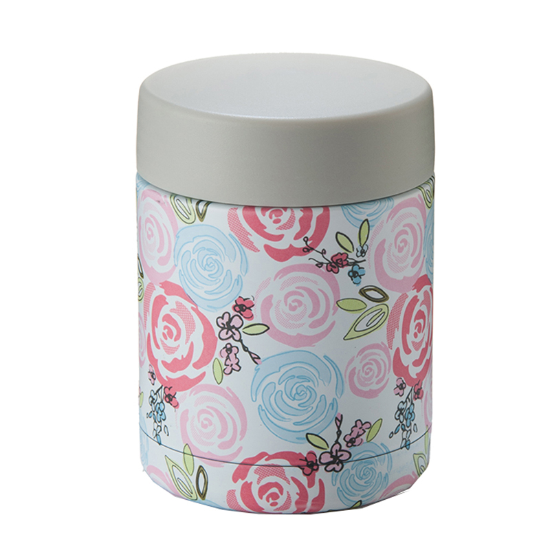 2021 High Quality 500Ml Portable Stainless Steel food jar customized logo take away good quality