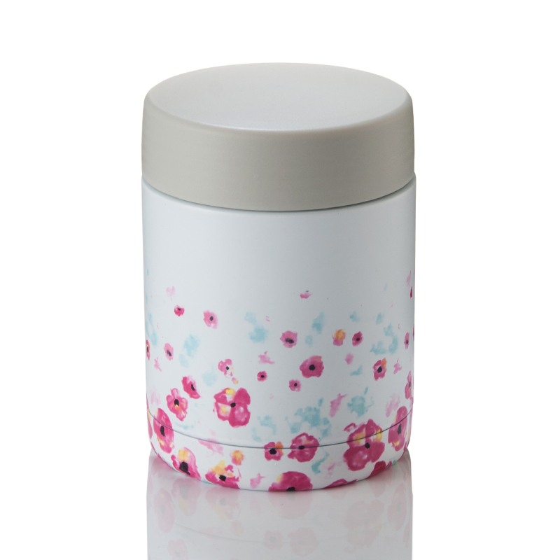 2021 High Quality 500Ml Portable Stainless Steel food jar customized logo take away good quality