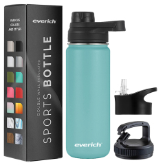 Sports Water Bottle Vacuum Insulated Flask 18oz 24oz Stainless Steel Wide Mouth Outdoor Water Bottle Sports Water Bottle Vacuum Insulated Flask 18oz 24oz Stainless Steel Wide Mouth Outdoor Water Bottle