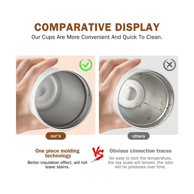 2022 Everich New Design Custom Vaccum Coffee Tumbler Travel Mug Stainless Steel Insulated Thermos Coffee Cup with Lid