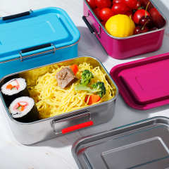 900ml Stainless Steel Bento Box with Removable Divider for Adult Food Container BPA Free 900ml Stainless Steel Bento Box with Removable Divider for Adult Food Container BPA Free