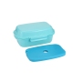 2020 Best Seller Food Storage Container Set Lunch Box Recycled Plastic Storage Boxes & Bins Eco-friendly Square Microwavable
