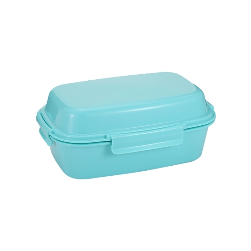 2020 Best Seller Food Storage Container Set Lunch Box Recycled Plastic Storage Boxes & Bins Eco-friendly Square Microwavable