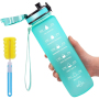 32oz Large Motivational Time Marker Fast Flow sport eco friendly motivational water bottle with custom logo