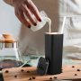 BPA Free Custom 18/8 Food Grade 304 Stainless Steel Square Design Thermos Tumbler Travel Coffee Mug Cup with Lid and Straw