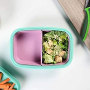 Everich OEM ODM Wholesale Outside School 1000ml Plastic PP Kids Bento Lunch Box with BPA Free Lid Ice Storage Box