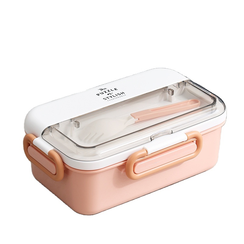 304 Stainless Steel Thermal Insulation Compartment Modern Style Lunch Box With Single Layer