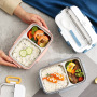 304 Stainless Steel Thermal Insulation Compartment Modern Style Lunch Box With Single Layer
