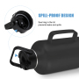 24 Hours Cold Custom Logo Print 304 Stainless Steel Classic Easy Pour Vacuum Insulated Beer Growler 64 OZ with Handle