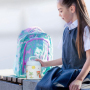 350ml/ 11 oz 304ss Fancy Kids Vacuum Insulated Lunch Toddlers Soup Thermos Foods Jar With Handle Spoon Wide Mouth