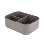 Customization Kids Set of Food Storage Box and Double Wall Stainless Steel Divided Three Compartments Baby Silicone Bento Box
