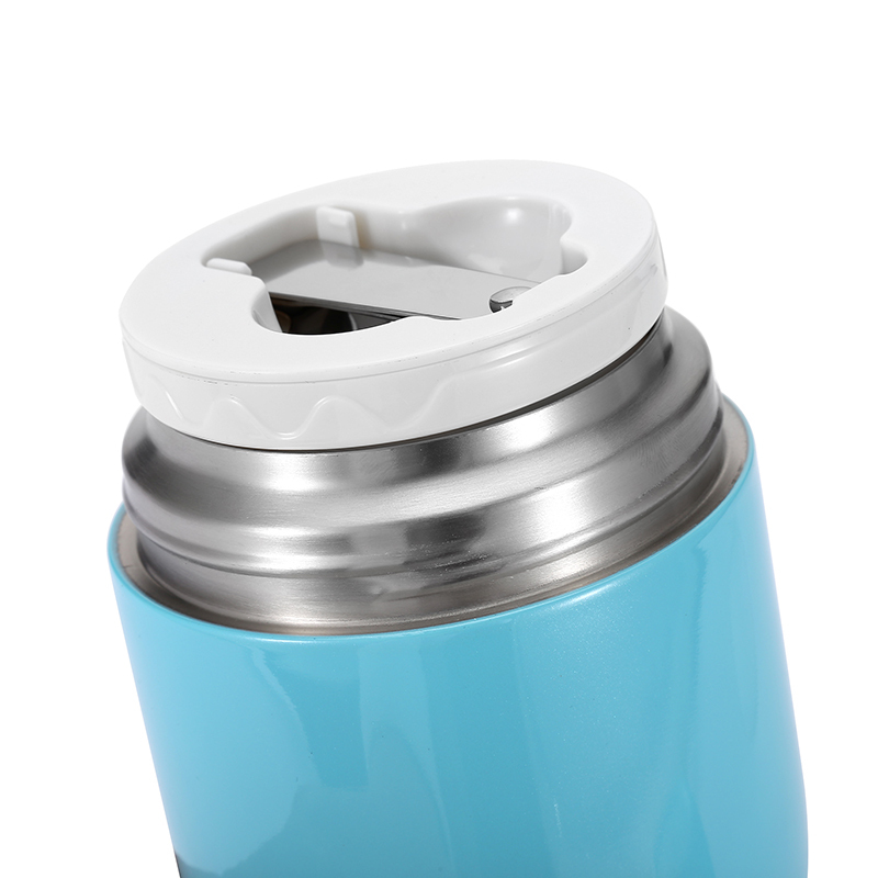 Cute insulated lunch box take away Food Container Insulated Vacuum Food Jar with spoon