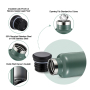 Sweat-proof BPA Free to Keep Cold 24 Hours Double Wall Bottle With Lid Stainless Steel Vaccum Water Bottles Insulated for Hiking