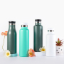 Sweat-proof BPA Free to Keep Cold 24 Hours Double Wall Bottle With Lid Stainless Steel Vaccum Water Bottles Insulated for Hiking