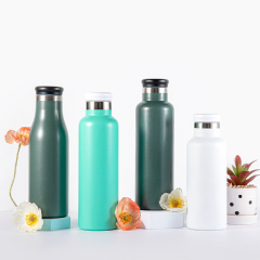 Sweat-proof BPA Free to Keep Cold 24 Hours Double Wall Bottle With Lid Stainless Steel Vaccum Water Bottles Insulated for Hiking Sweat-proof BPA Free to Keep Cold 24 Hours Double Wall Bottle With Lid Stainless Steel Vaccum Water Bottles Insulated for Hiking