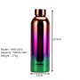2022 New Design Custom Logo Print Cola Bottle Copper Color Gold Plating Stainless Steel Thermos Vacuum Insulated Water Bottles