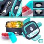 Electric Lunch Box Food Heater 2-In-1 Portable Food Warmer Lunch Box for Car  Home No Leaking Removable Inner 60W