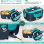 Electric Lunch Box Food Heater 2-In-1 Portable Food Warmer Lunch Box for Car  Home No Leaking Removable Inner 60W