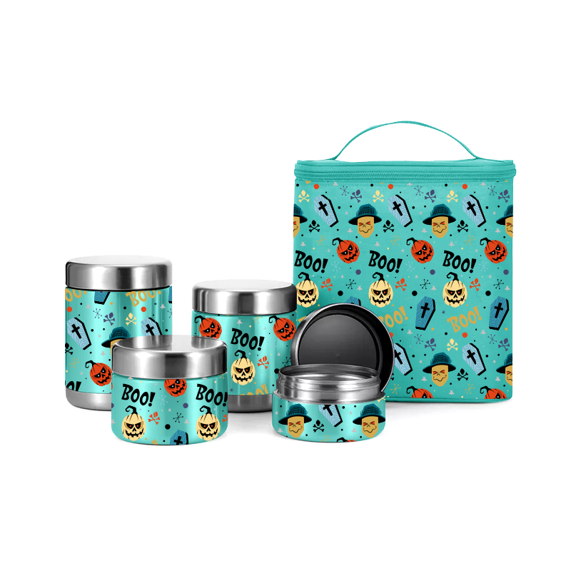 500ml Food Leak Proof Vacuum Stainless Steel Insulated Thermos Food Jar Food Set Thermos for Lunch