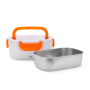 1.5L  Stainless Steel  Food Container  With Removable Divider And Spoon Electric Heating Tiffin Lunch Box
