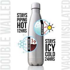 Ready To Ship Everich Double Wall Vacuum Insulated Flask Stainless Steel Cup Cola Shaped Travel Sport Water Bottle