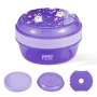 OEM Customization Gift Kitchen Food Containers Kids Snack Box Plastic Food Storage Jar with Lid