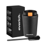 350ML Easy Carry Double Wall stainless steel Insulated Coffee Mug with Lid