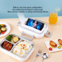2 IN 1 304 stainless steel DC12V Car heated Electric lunch Box for car and home