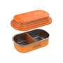1000 ml Rectangle School Office Sandwich Snack Food Containers Stainless Steel Lunch Box with Extendable Silicone Lid