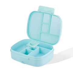 Blue Color Plastic Matt Airtight Sealed Lids Adults Bento Kids Lunch Box for Office Workers with Ice Pack Blue Color Plastic Matt Airtight Sealed Lids Adults Bento Kids Lunch Box for Office Workers with Ice Pack