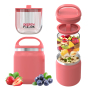 2023 New Stainless Steel Food Containers Salad Dressing Containers with Food Grade Leakproof Glass Nesting Bowls