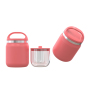 2023 New Stainless Steel Food Containers Salad Dressing Containers with Food Grade Leakproof Glass Nesting Bowls