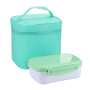 Removable Small box Food Containers Microwavable Leakproof Plastic Bento Lunch Box Set With Gel Ice Cold Pack