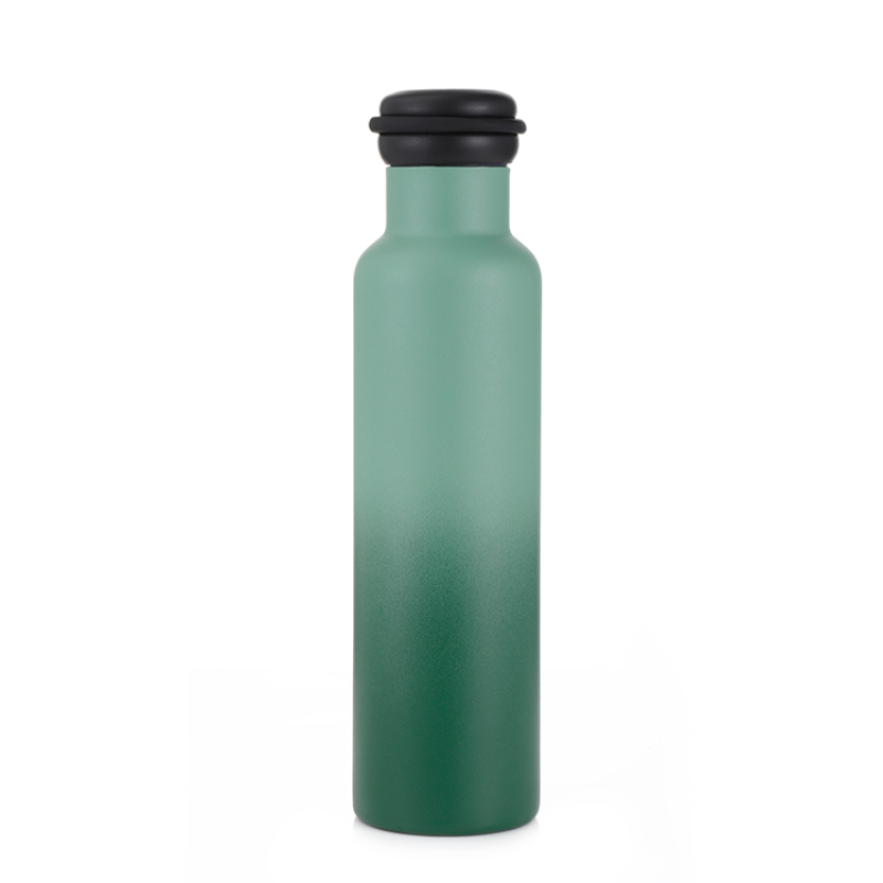 Double wall vacuum insulated stainless steel water bottle metal vacuum flask stainless steel sports water bottle