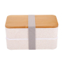Microwavable Office School  2 Layer Bamboo Lid Lunch Box Leakproof Food Container Japan Lunch Box With Fork Spoon and lunch bag