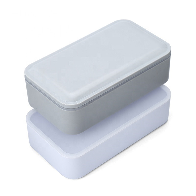 Microwavable Office School  2 Layer Bamboo Lid Lunch Box Leakproof Food Container Japan Lunch Box With Fork Spoon and lunch bag