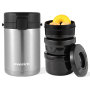 ODM New Mould 304 Stainless Steel Round Insulated Stackable Thermo food Container Bento Lunch Box