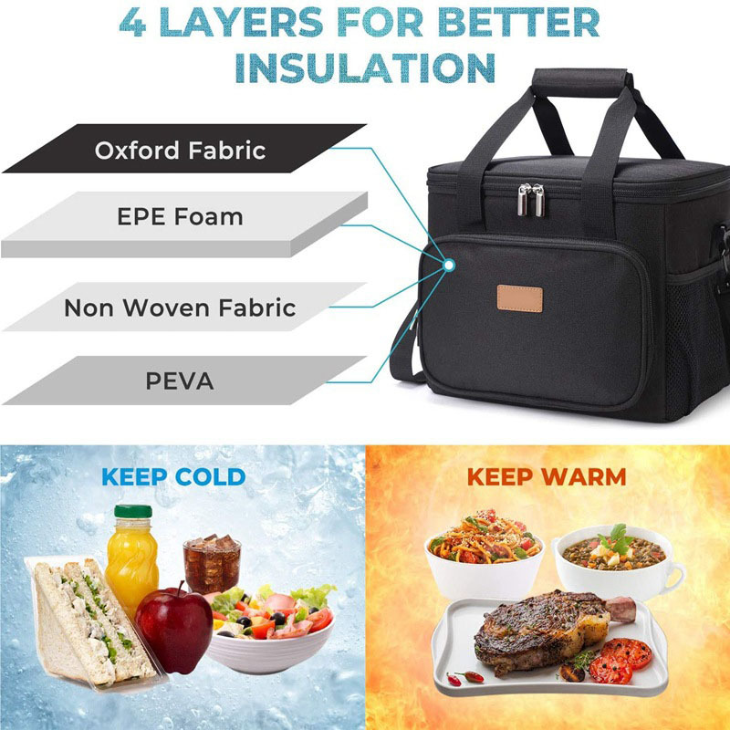 20 Can Custom logo eco frienldly thermal insulated tote lunch box cooler bags for adult men women