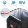20 Can Custom logo eco frienldly thermal insulated tote lunch box cooler bags for adult men women