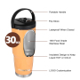 30oz Double Wall Vacuum Insulated Sublimation Beer Cup Stainless Steel Water Tumblers with Handle Straw Leakproof Flip on-the-go