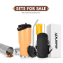 30oz Double Wall Vacuum Insulated Sublimation Beer Cup Stainless Steel Water Tumblers with Handle Straw Leakproof Flip on-the-go