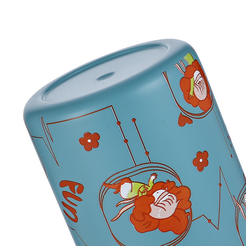 OEM Custom BPA Free 12oz Double Wall 304 Stainless Steel Insulated Vaccum Water Bottle for Kids School with Plastic Lid