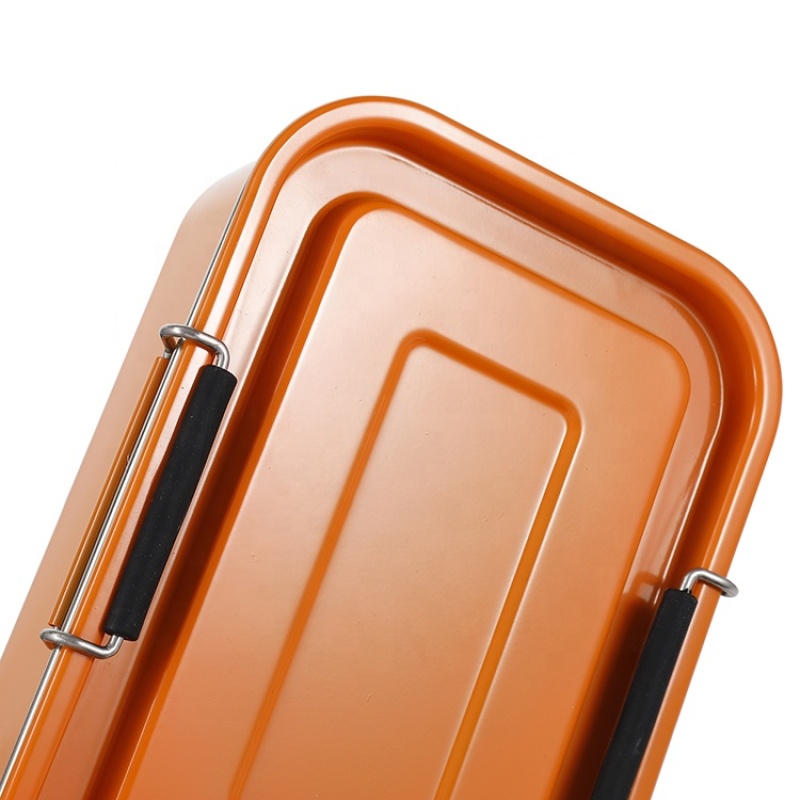 Everich sealed bpa free dishwasher safe food container lunch box 304 rectangular stainless steel colored tiffin lunch box