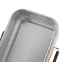 Everich sealed bpa free dishwasher safe food container lunch box 304 rectangular stainless steel colored tiffin lunch box