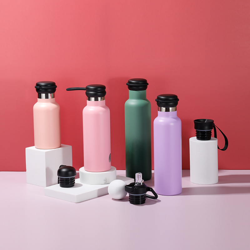 ODM Multi Capacity Double Wall 304 Stainless Steel Vaccum Insulated Bottle With Individualization Lid