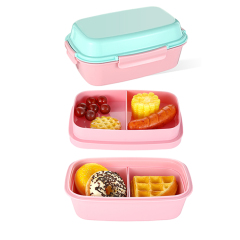BPA Free Big Bento Box for Kids Back to School Leak Proof Lunch Box Kids Snack Container with 5 Compartment Dividers