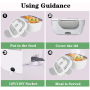 110V/12V 24V 40W Portable Electric Food Warmer Heater Electric Lunch Box with Stainless Steel Container and Insulated Lunch Bag