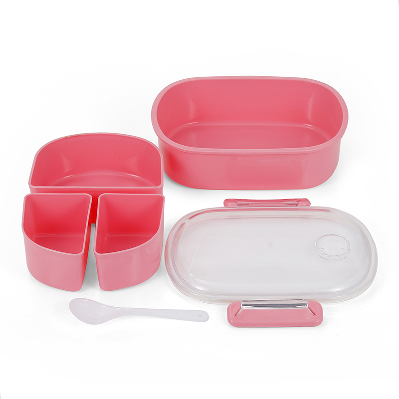 Plastic Sushi Bento Box Leakproof Food Storage Container Microwavable Lunch Bento Box For Kids