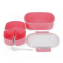 Plastic Sushi Bento Box Leakproof Food Storage Container Microwavable Lunch Bento Box For Kids