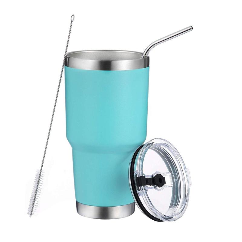 30oz Double Wall Vacuum Insulated Beer Tumbler Drinking Bottle Coffee Thermal Mug Stainless Steel Mugs with Lid Eco-friendly
